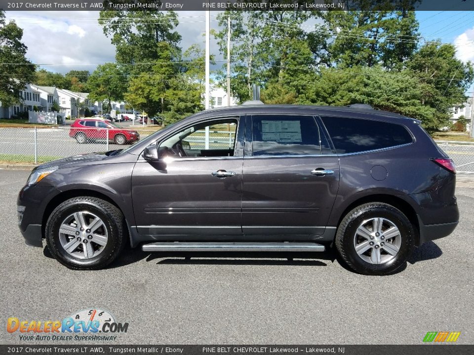 2017 Chevrolet Traverse LT AWD Tungsten Metallic / Ebony Photo #3