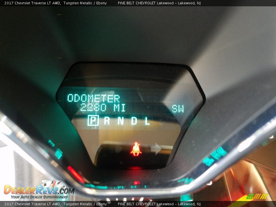 2017 Chevrolet Traverse LT AWD Tungsten Metallic / Ebony Photo #9