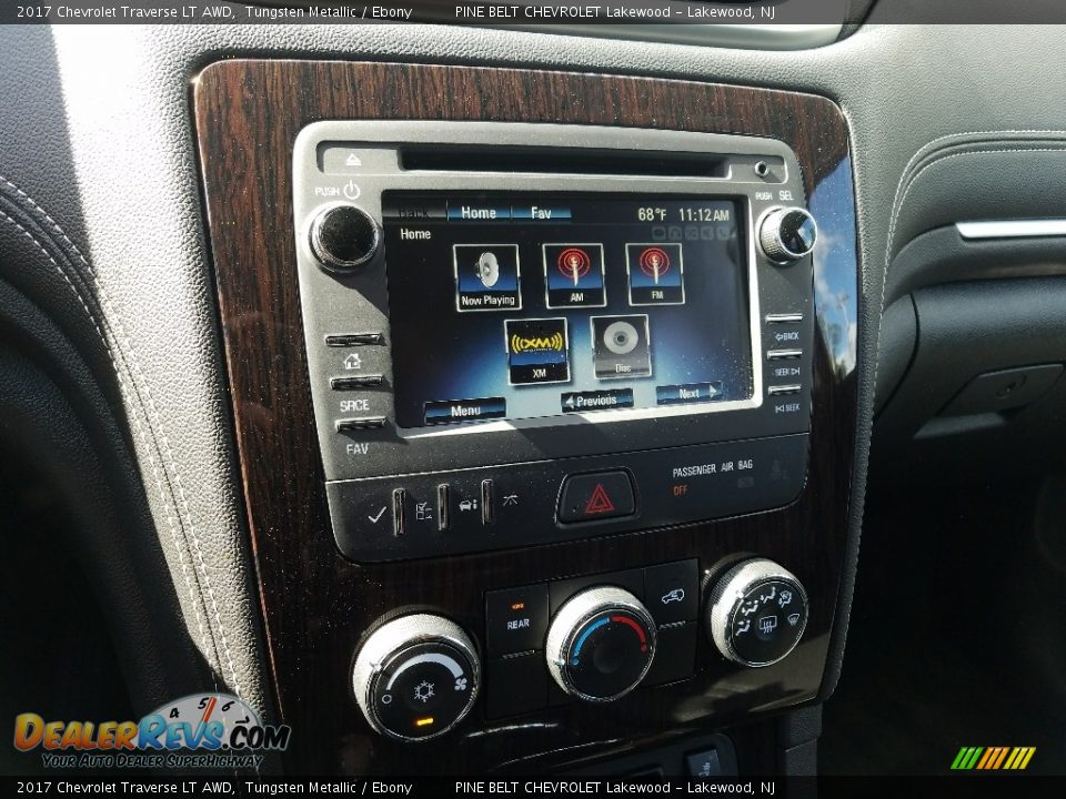 2017 Chevrolet Traverse LT AWD Tungsten Metallic / Ebony Photo #10