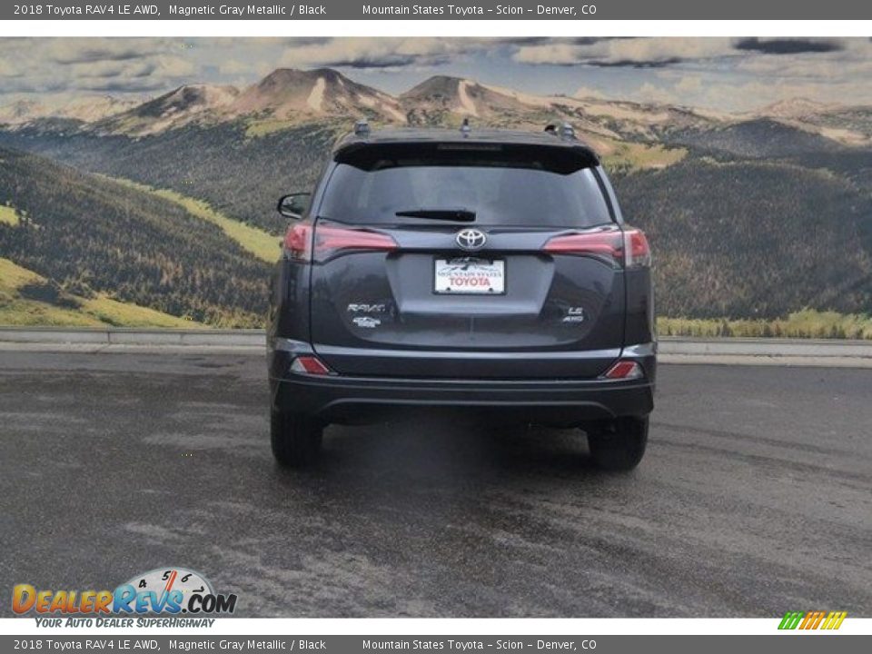2018 Toyota RAV4 LE AWD Magnetic Gray Metallic / Black Photo #4