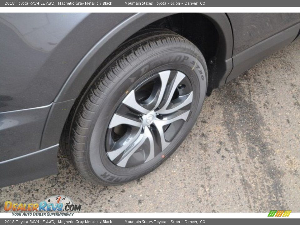 2018 Toyota RAV4 LE AWD Magnetic Gray Metallic / Black Photo #9