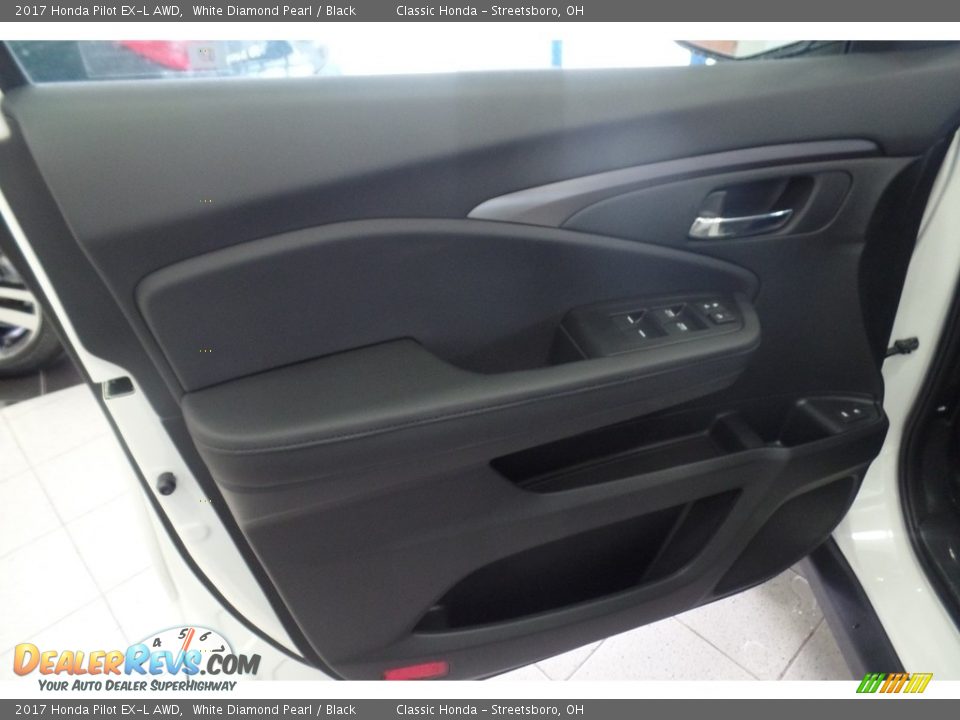 2017 Honda Pilot EX-L AWD White Diamond Pearl / Black Photo #5