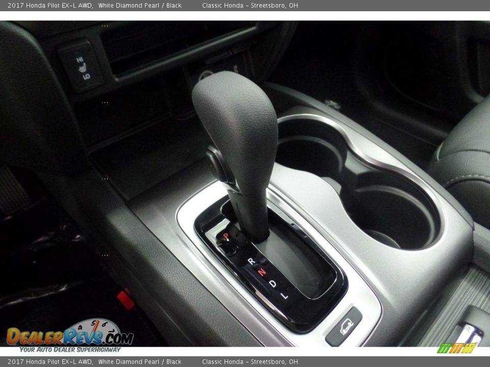 2017 Honda Pilot EX-L AWD White Diamond Pearl / Black Photo #15