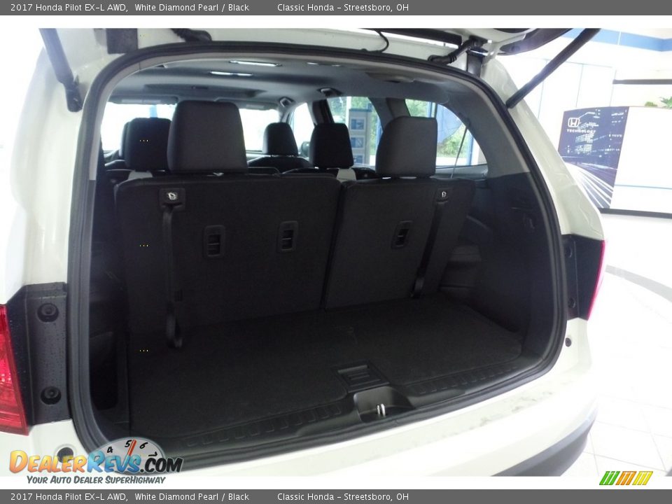 2017 Honda Pilot EX-L AWD White Diamond Pearl / Black Photo #16