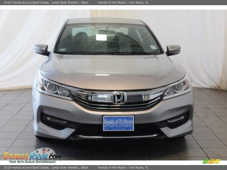 2016 Honda Accord Sport Sedan Lunar Silver Metallic / Black Photo #4