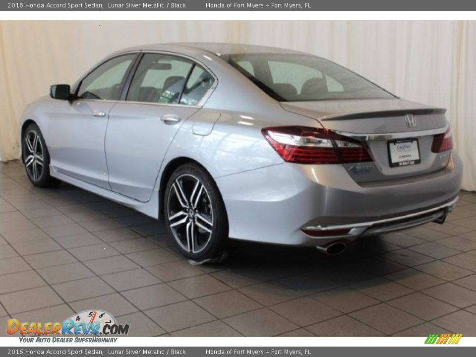2016 Honda Accord Sport Sedan Lunar Silver Metallic / Black Photo #6