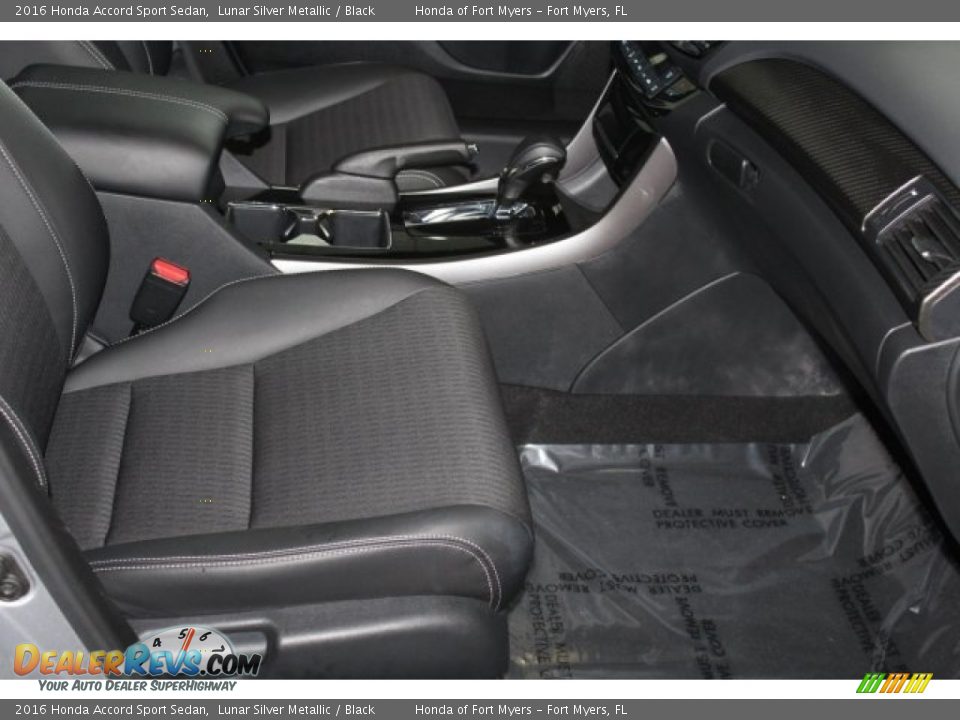 2016 Honda Accord Sport Sedan Lunar Silver Metallic / Black Photo #27
