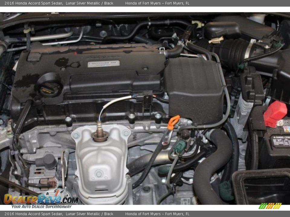 2016 Honda Accord Sport Sedan Lunar Silver Metallic / Black Photo #28