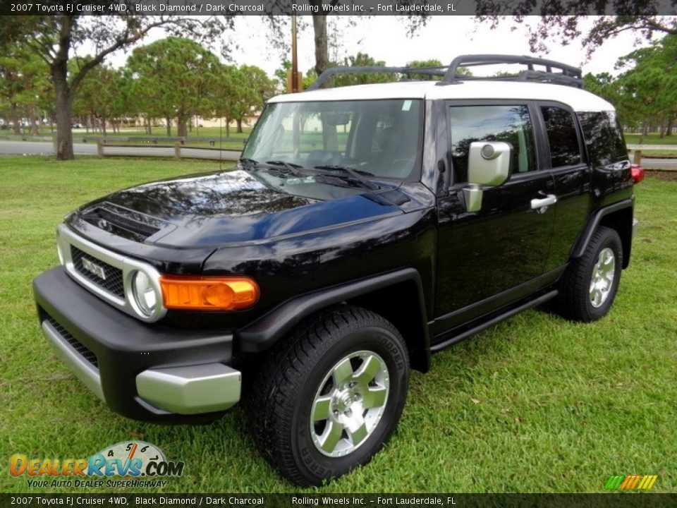 2007 Toyota FJ Cruiser 4WD Black Diamond / Dark Charcoal Photo #1