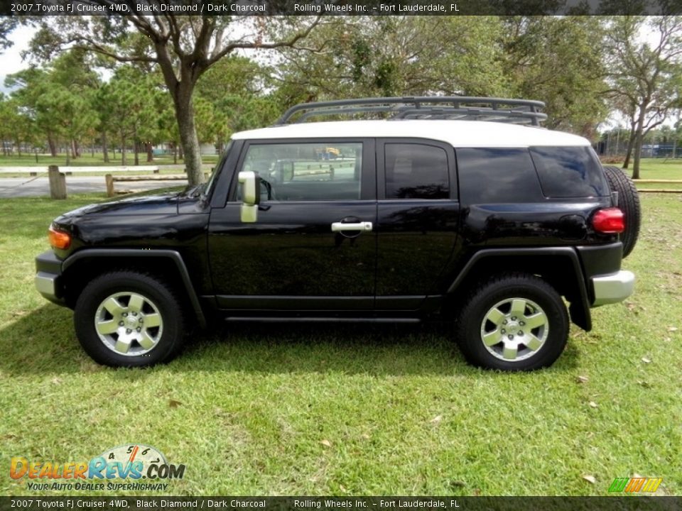 2007 Toyota FJ Cruiser 4WD Black Diamond / Dark Charcoal Photo #3