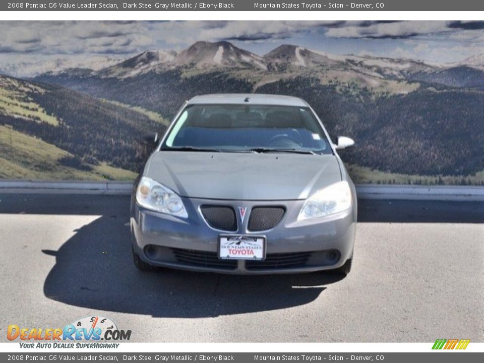 2008 Pontiac G6 Value Leader Sedan Dark Steel Gray Metallic / Ebony Black Photo #4