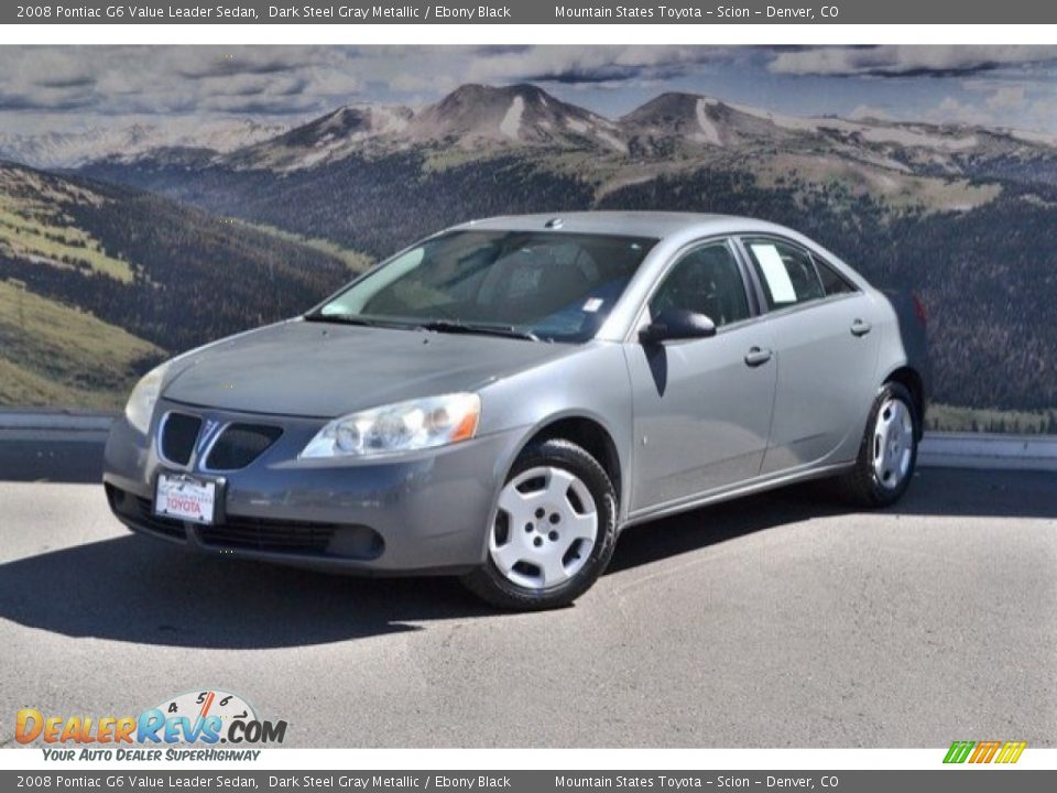 2008 Pontiac G6 Value Leader Sedan Dark Steel Gray Metallic / Ebony Black Photo #5