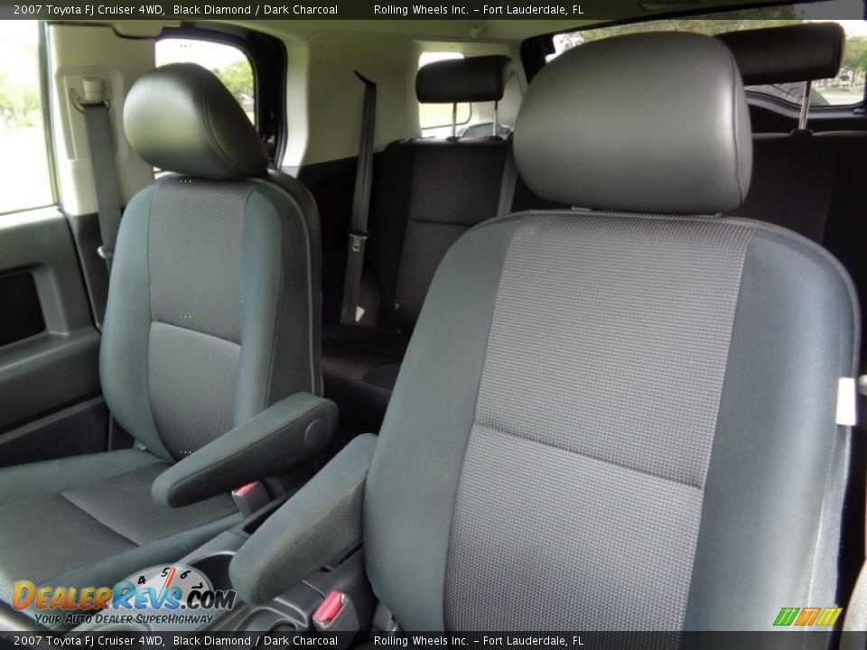 2007 Toyota FJ Cruiser 4WD Black Diamond / Dark Charcoal Photo #6