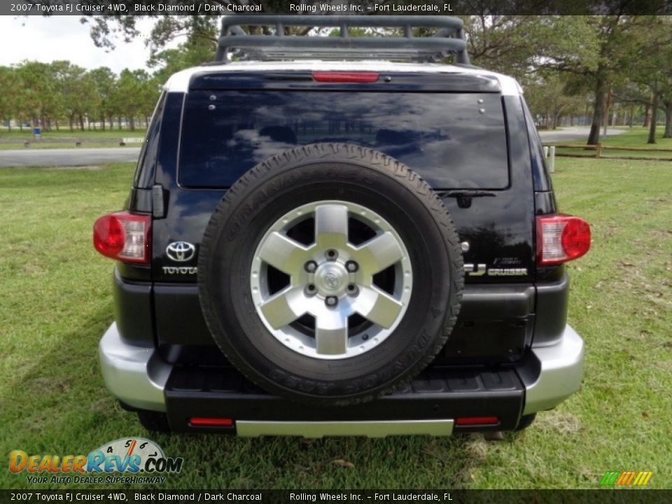 2007 Toyota FJ Cruiser 4WD Black Diamond / Dark Charcoal Photo #7