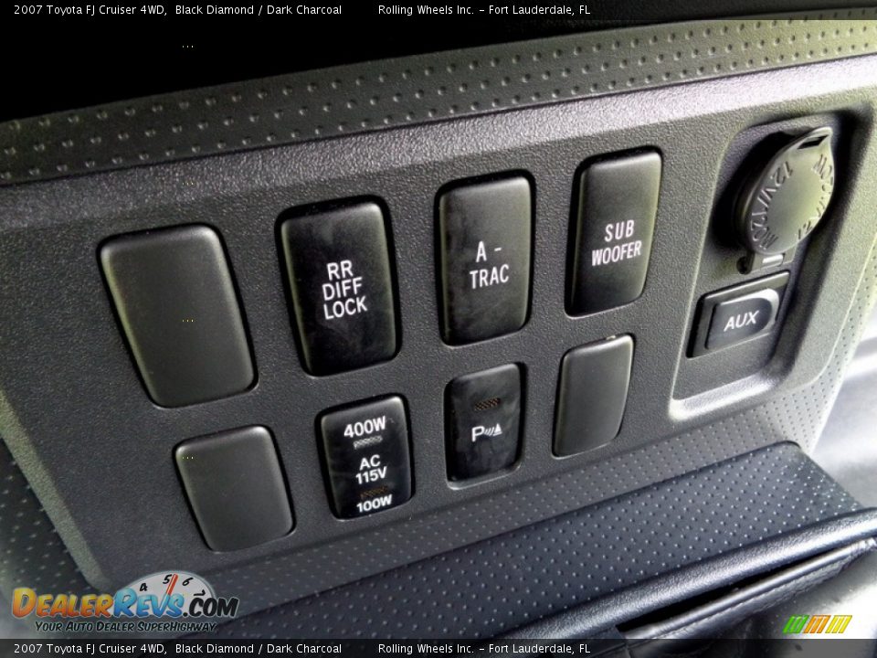 2007 Toyota FJ Cruiser 4WD Black Diamond / Dark Charcoal Photo #8