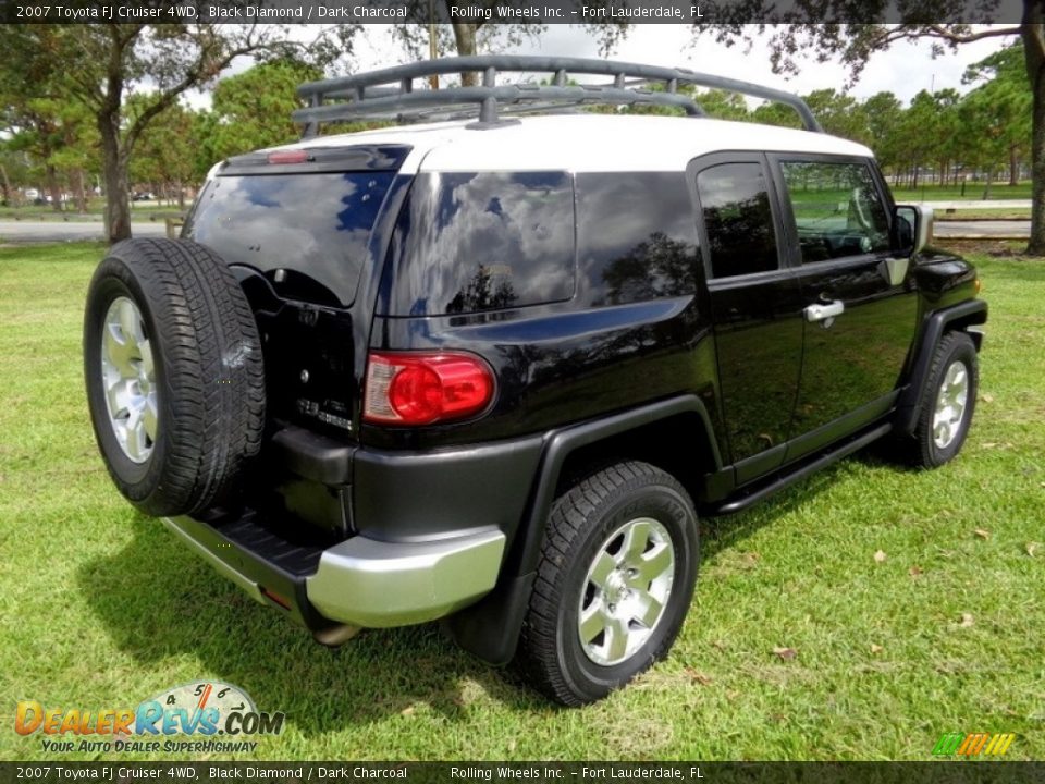2007 Toyota FJ Cruiser 4WD Black Diamond / Dark Charcoal Photo #9