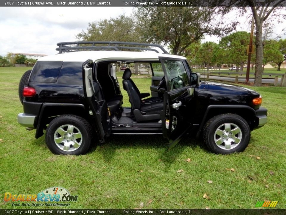 2007 Toyota FJ Cruiser 4WD Black Diamond / Dark Charcoal Photo #11