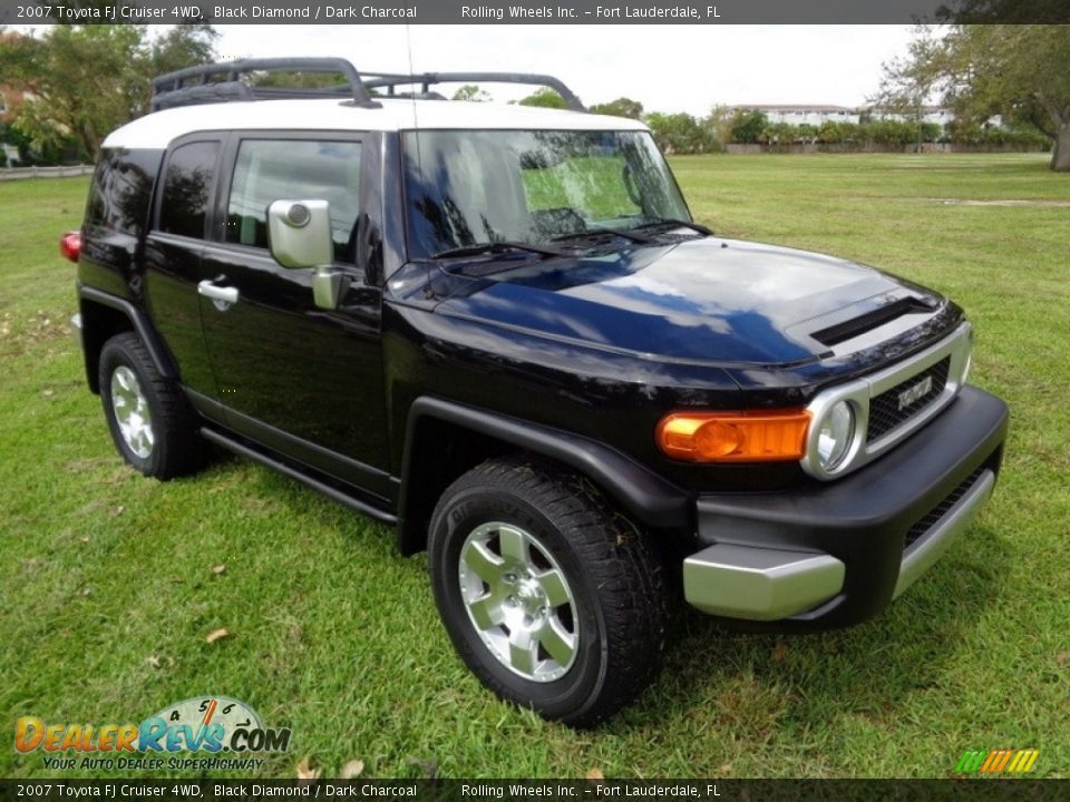 2007 Toyota FJ Cruiser 4WD Black Diamond / Dark Charcoal Photo #13