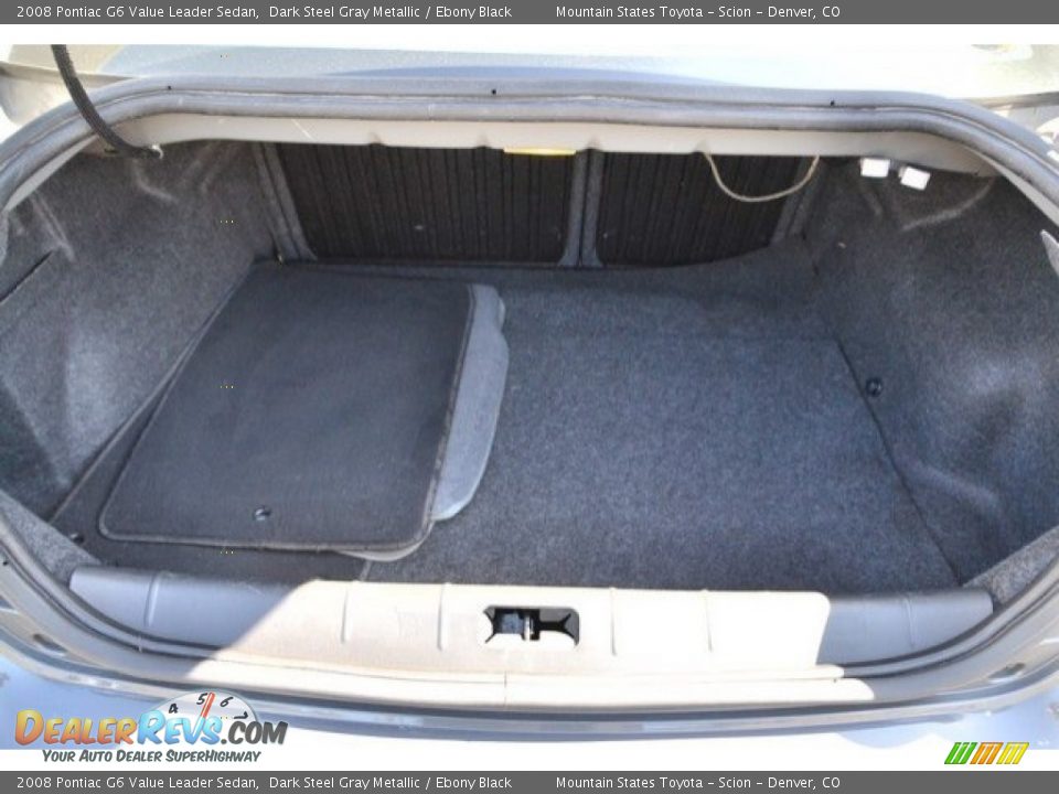 2008 Pontiac G6 Value Leader Sedan Dark Steel Gray Metallic / Ebony Black Photo #26