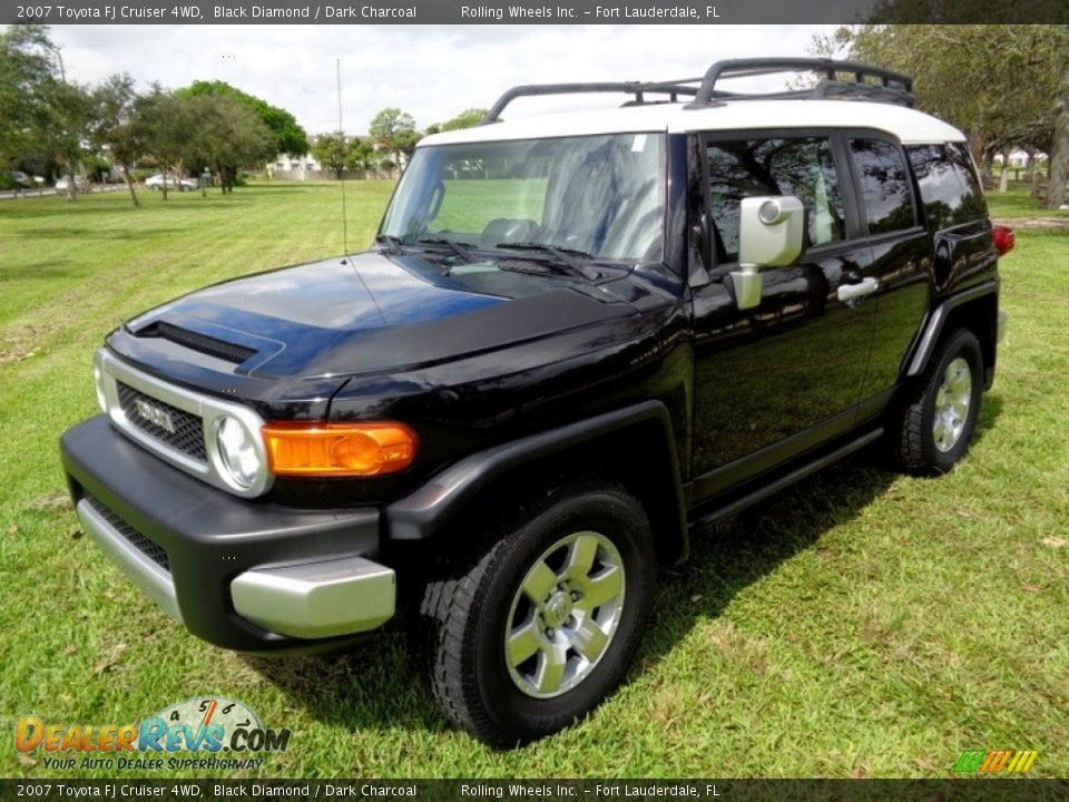 2007 Toyota FJ Cruiser 4WD Black Diamond / Dark Charcoal Photo #15