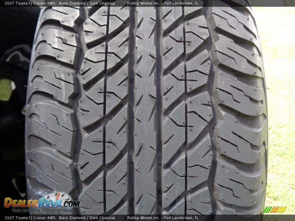 2007 Toyota FJ Cruiser 4WD Black Diamond / Dark Charcoal Photo #17