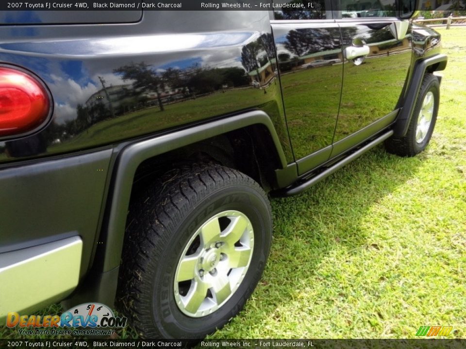 2007 Toyota FJ Cruiser 4WD Black Diamond / Dark Charcoal Photo #18