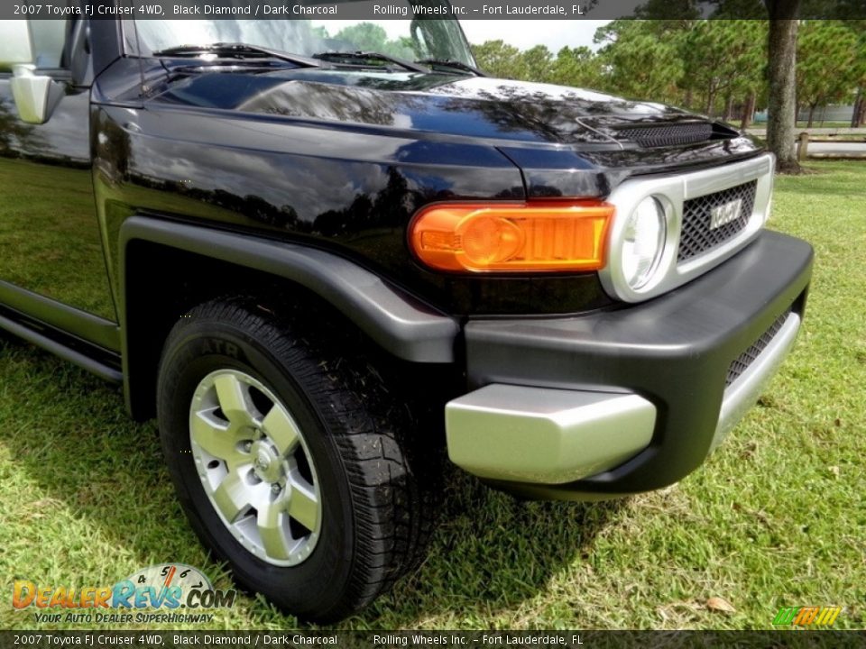 2007 Toyota FJ Cruiser 4WD Black Diamond / Dark Charcoal Photo #22