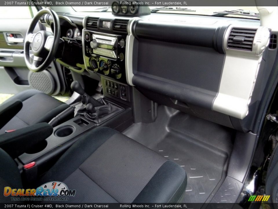2007 Toyota FJ Cruiser 4WD Black Diamond / Dark Charcoal Photo #23