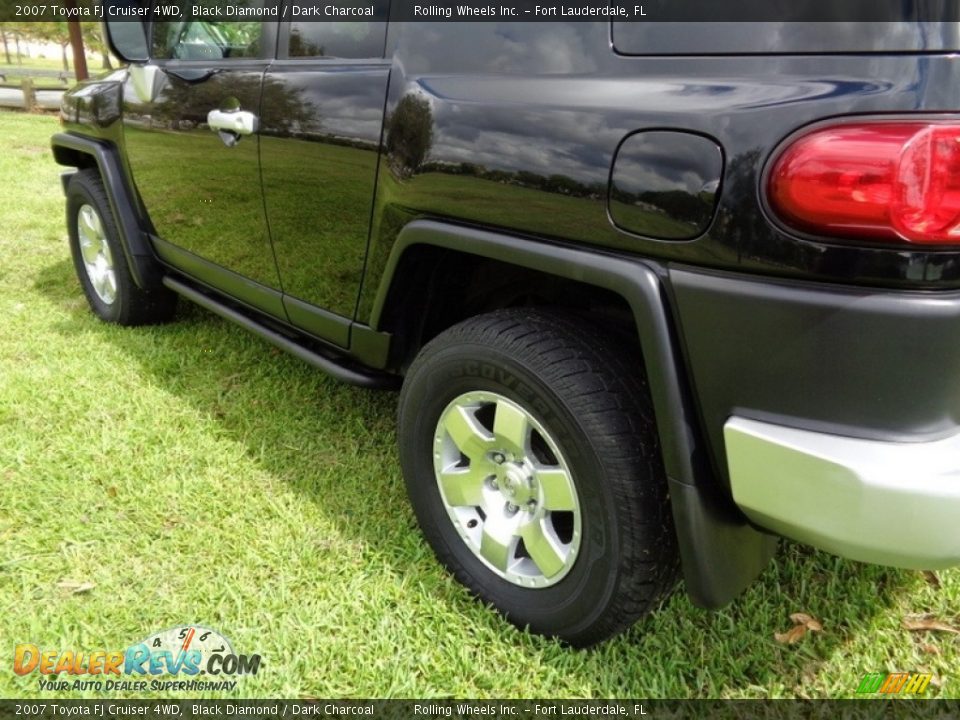 2007 Toyota FJ Cruiser 4WD Black Diamond / Dark Charcoal Photo #24