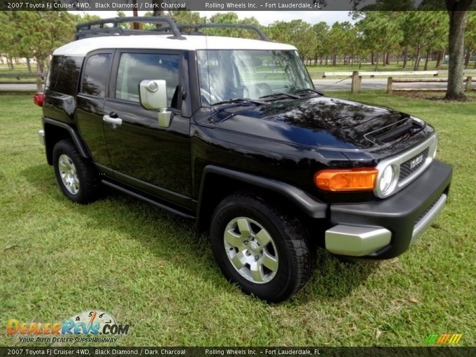 2007 Toyota FJ Cruiser 4WD Black Diamond / Dark Charcoal Photo #26
