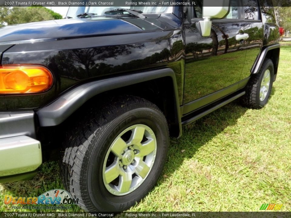 2007 Toyota FJ Cruiser 4WD Black Diamond / Dark Charcoal Photo #28