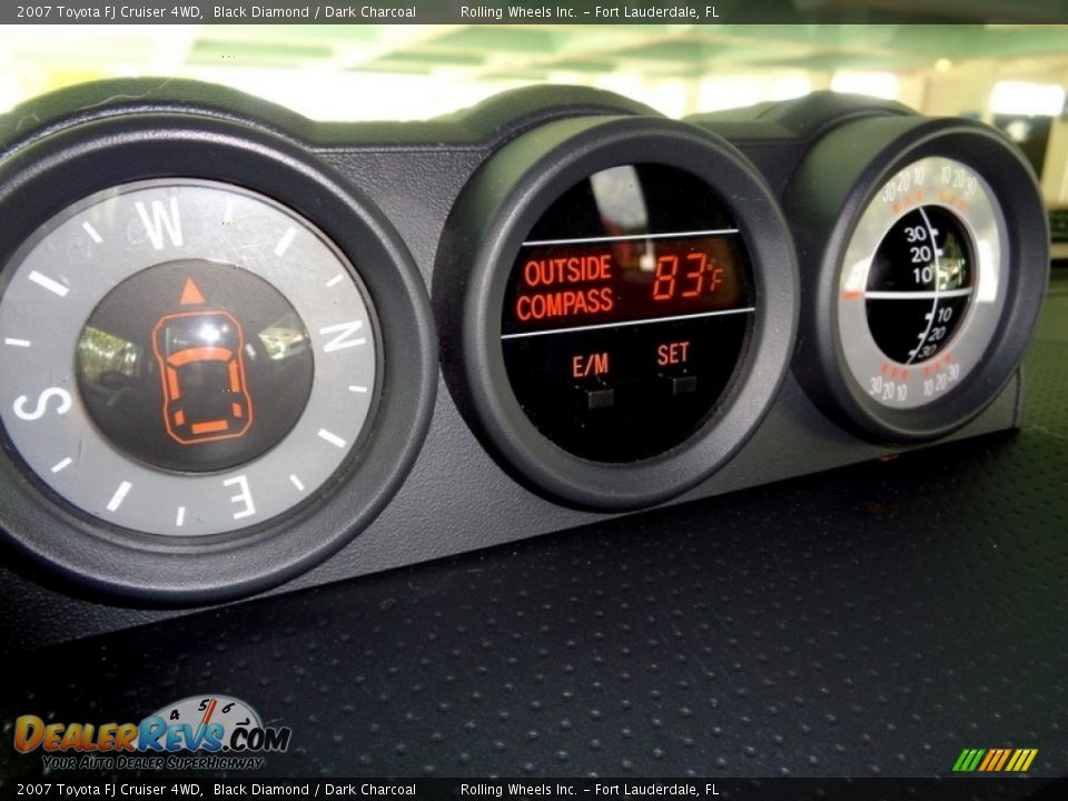 2007 Toyota FJ Cruiser 4WD Black Diamond / Dark Charcoal Photo #29