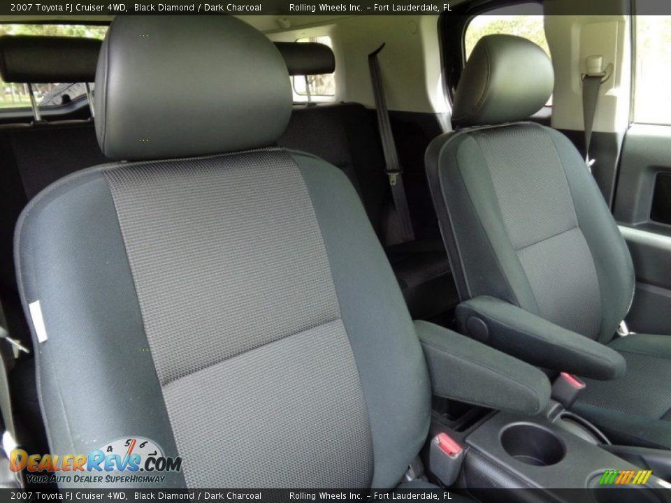 2007 Toyota FJ Cruiser 4WD Black Diamond / Dark Charcoal Photo #33