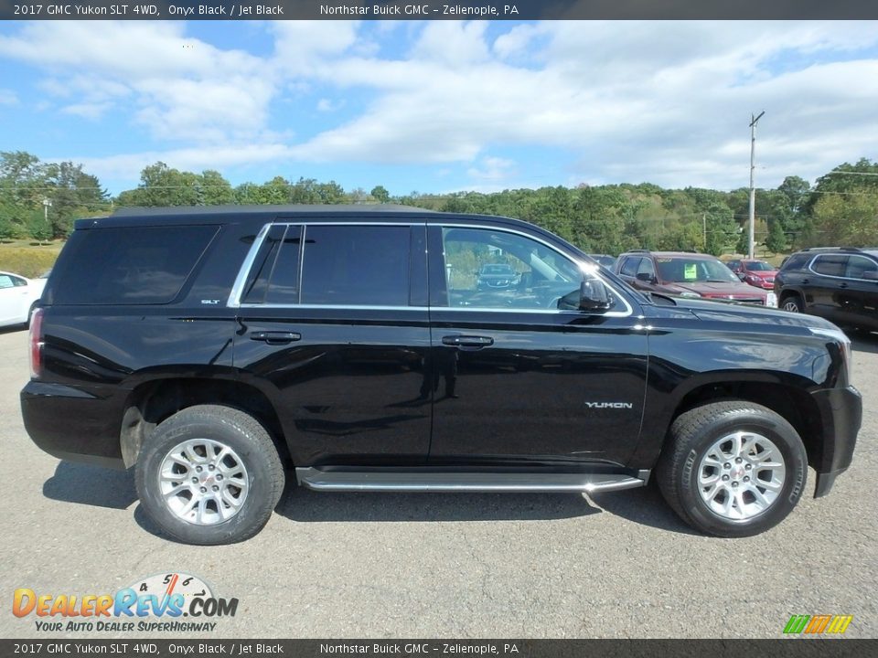 2017 GMC Yukon SLT 4WD Onyx Black / Jet Black Photo #5