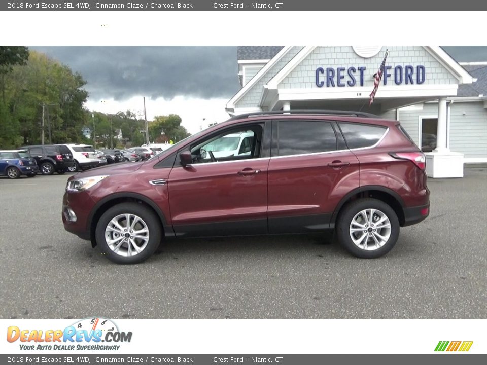 2018 Ford Escape SEL 4WD Cinnamon Glaze / Charcoal Black Photo #4