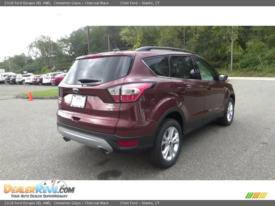 2018 Ford Escape SEL 4WD Cinnamon Glaze / Charcoal Black Photo #7