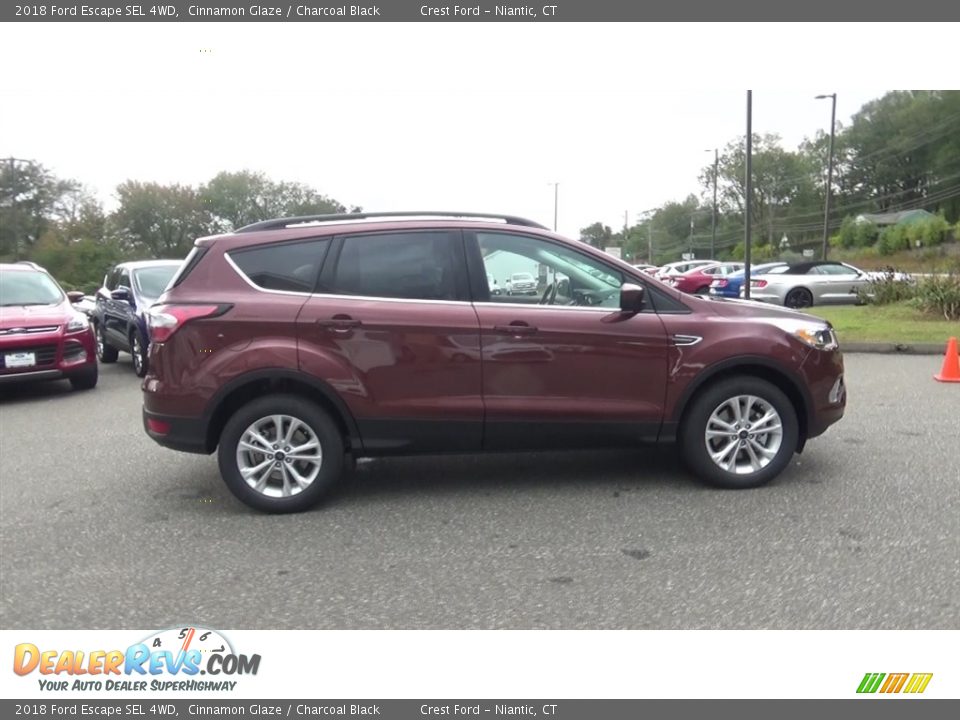 2018 Ford Escape SEL 4WD Cinnamon Glaze / Charcoal Black Photo #8
