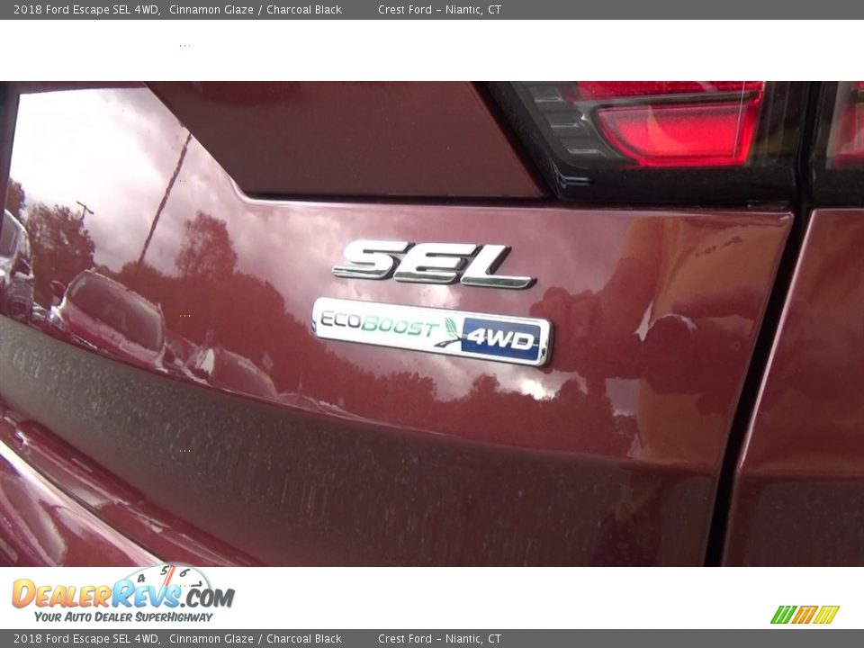 2018 Ford Escape SEL 4WD Cinnamon Glaze / Charcoal Black Photo #9