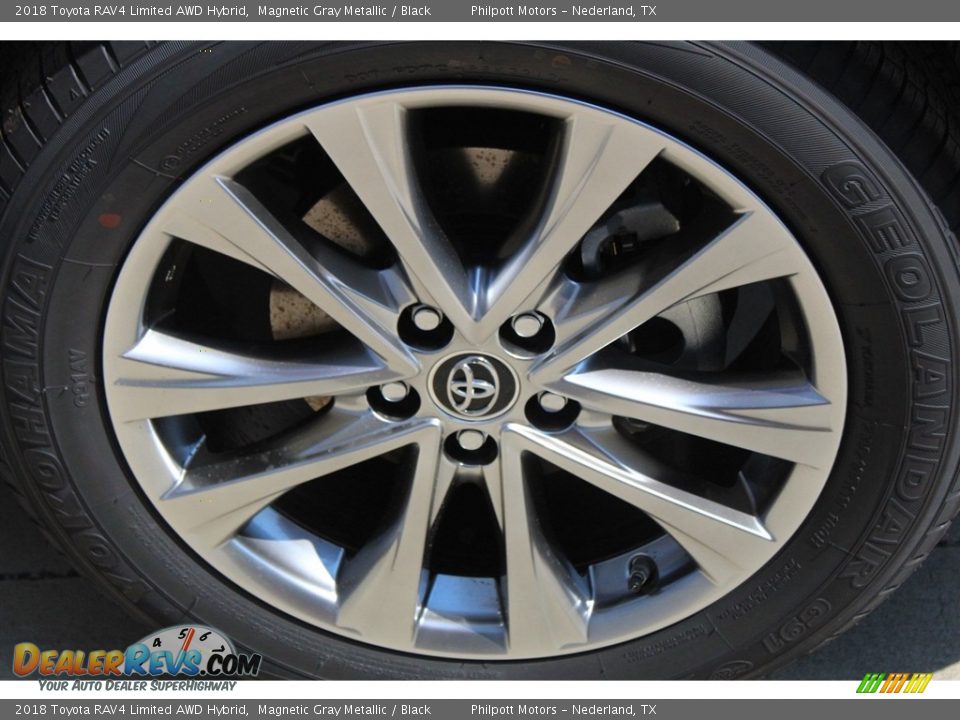 2018 Toyota RAV4 Limited AWD Hybrid Magnetic Gray Metallic / Black Photo #4