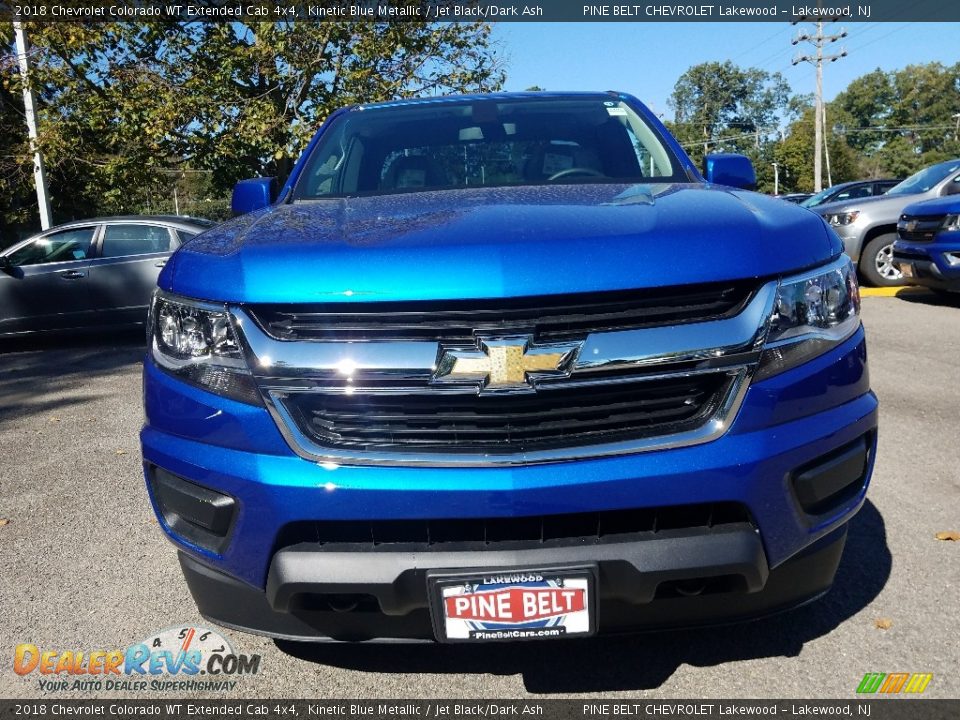 2018 Chevrolet Colorado WT Extended Cab 4x4 Kinetic Blue Metallic / Jet Black/Dark Ash Photo #2