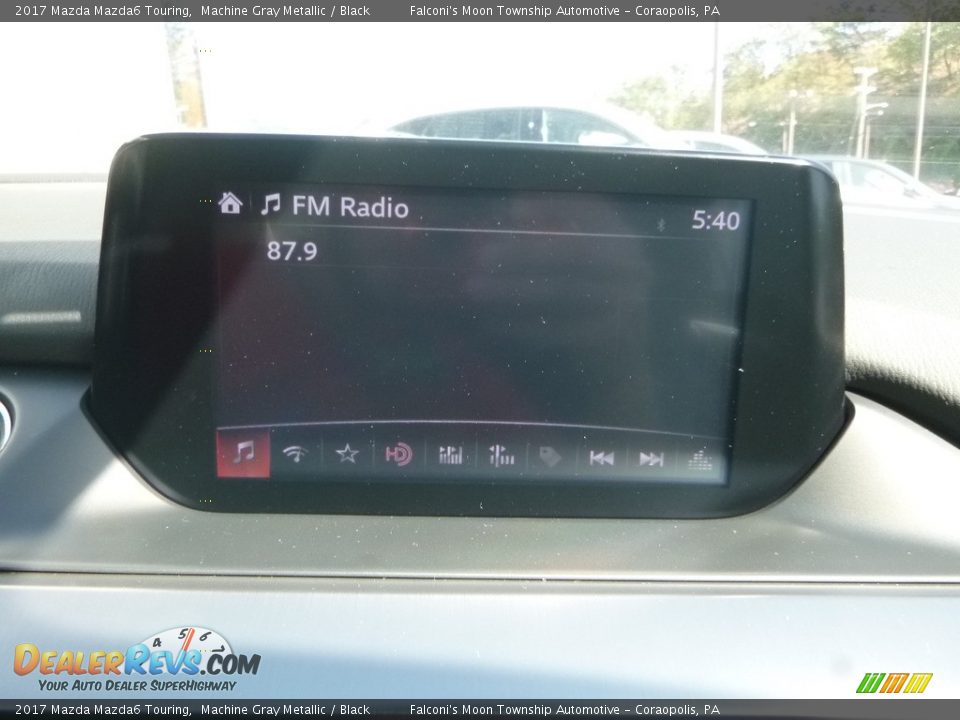 2017 Mazda Mazda6 Touring Machine Gray Metallic / Black Photo #14