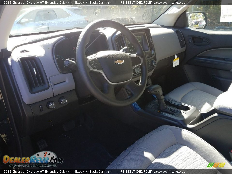 2018 Chevrolet Colorado WT Extended Cab 4x4 Black / Jet Black/Dark Ash Photo #8