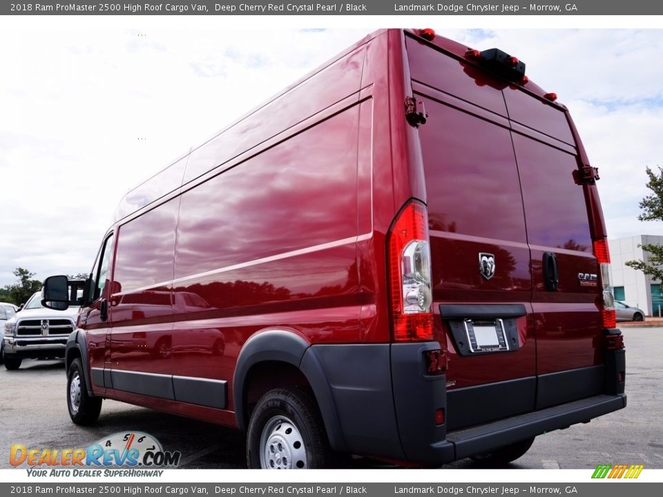 2018 Ram ProMaster 2500 High Roof Cargo Van Deep Cherry Red Crystal Pearl / Black Photo #2