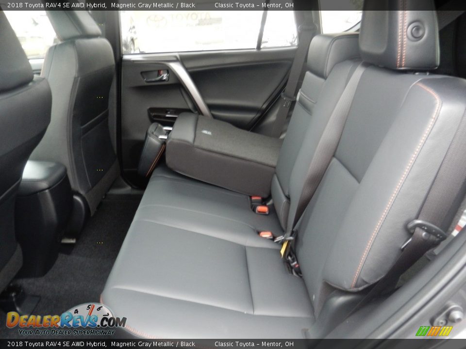 Rear Seat of 2018 Toyota RAV4 SE AWD Hybrid Photo #5