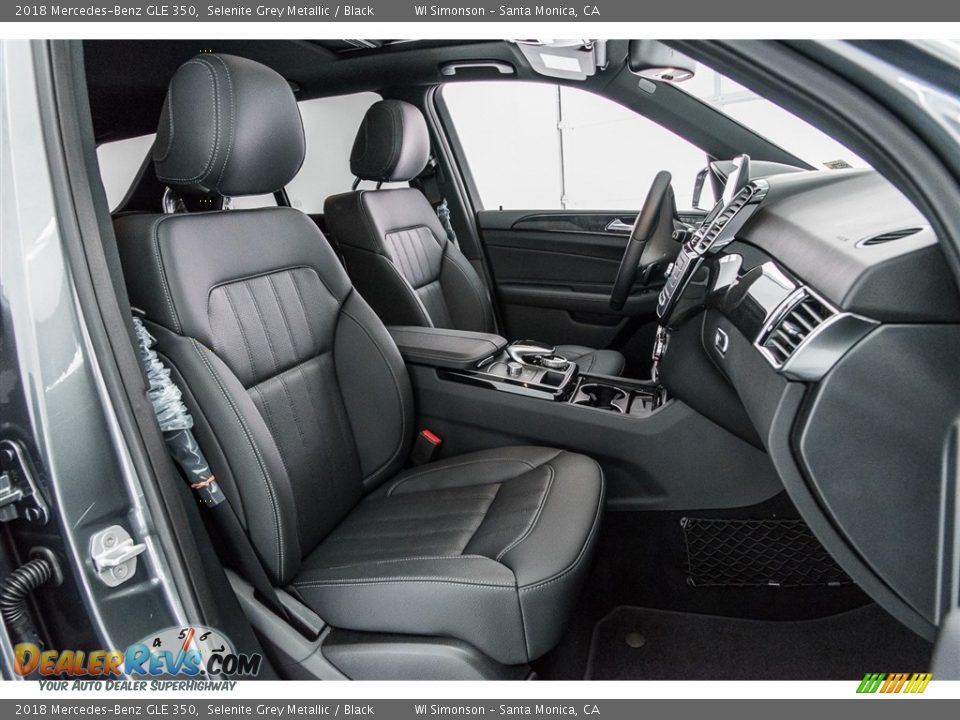 2018 Mercedes-Benz GLE 350 Selenite Grey Metallic / Black Photo #2