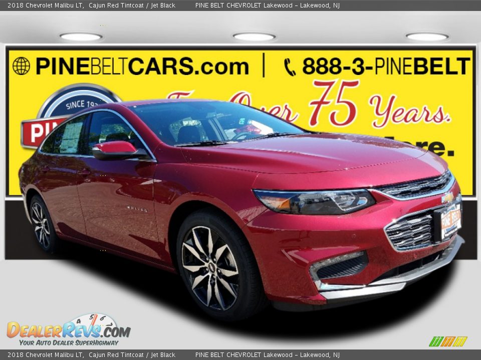 2018 Chevrolet Malibu LT Cajun Red Tintcoat / Jet Black Photo #1