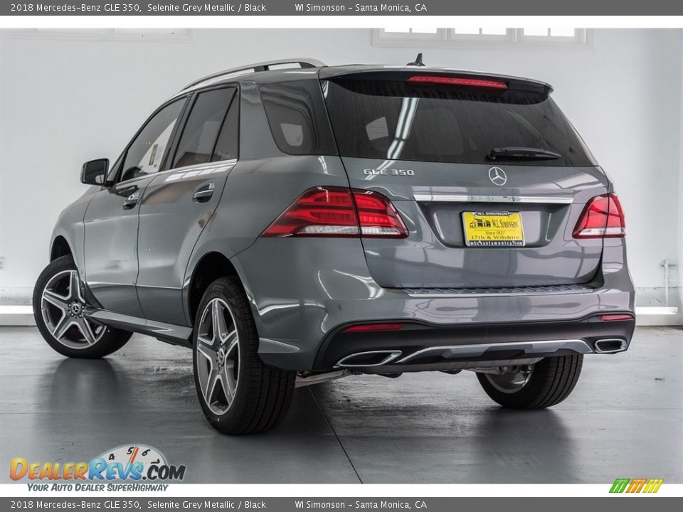 2018 Mercedes-Benz GLE 350 Selenite Grey Metallic / Black Photo #3