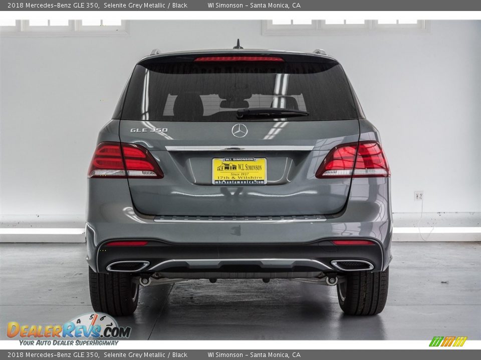 2018 Mercedes-Benz GLE 350 Selenite Grey Metallic / Black Photo #4