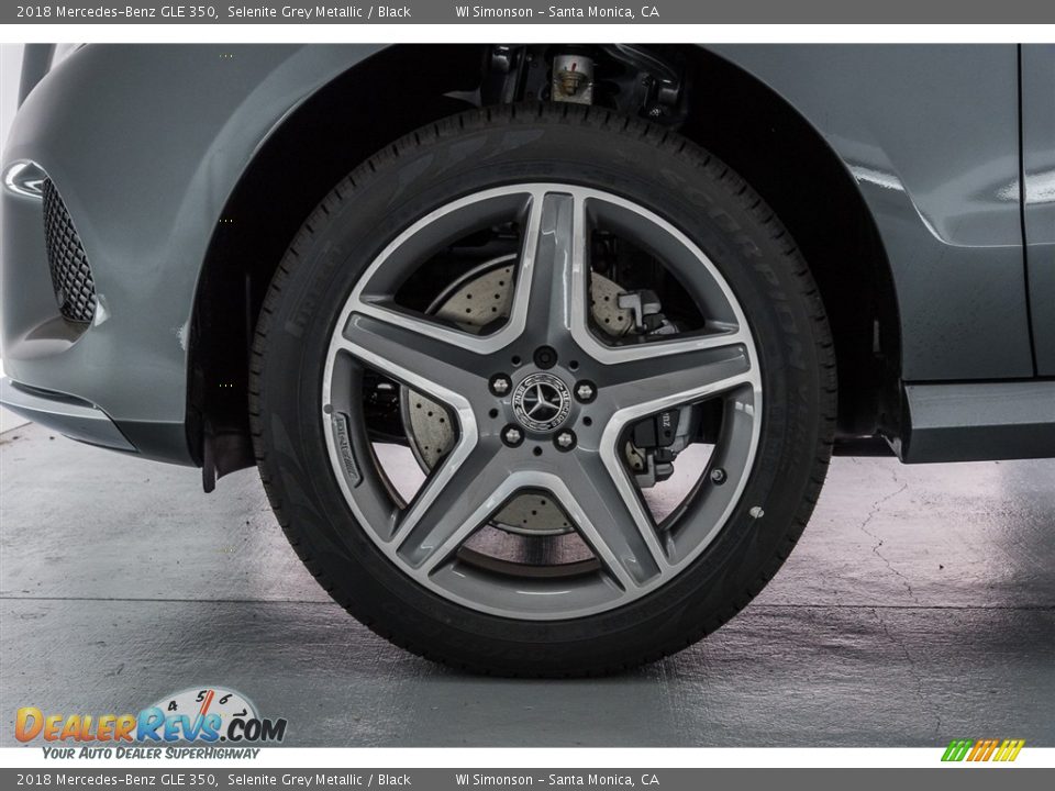 2018 Mercedes-Benz GLE 350 Selenite Grey Metallic / Black Photo #5
