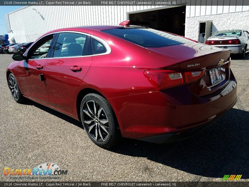 2018 Chevrolet Malibu LT Cajun Red Tintcoat / Jet Black Photo #4